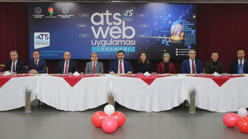 Amasya Milli Eğitim Müdürlüğü ATS Programının Tanıtımını Gerçekleştirdi