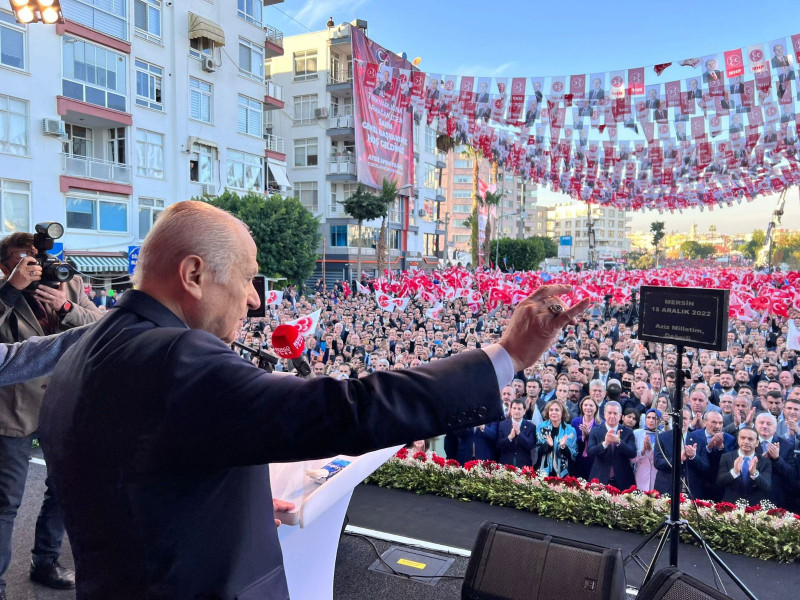 MHP Genel Başkanı Devlet Bahçeli Mersin’de Halka Hitap Etti