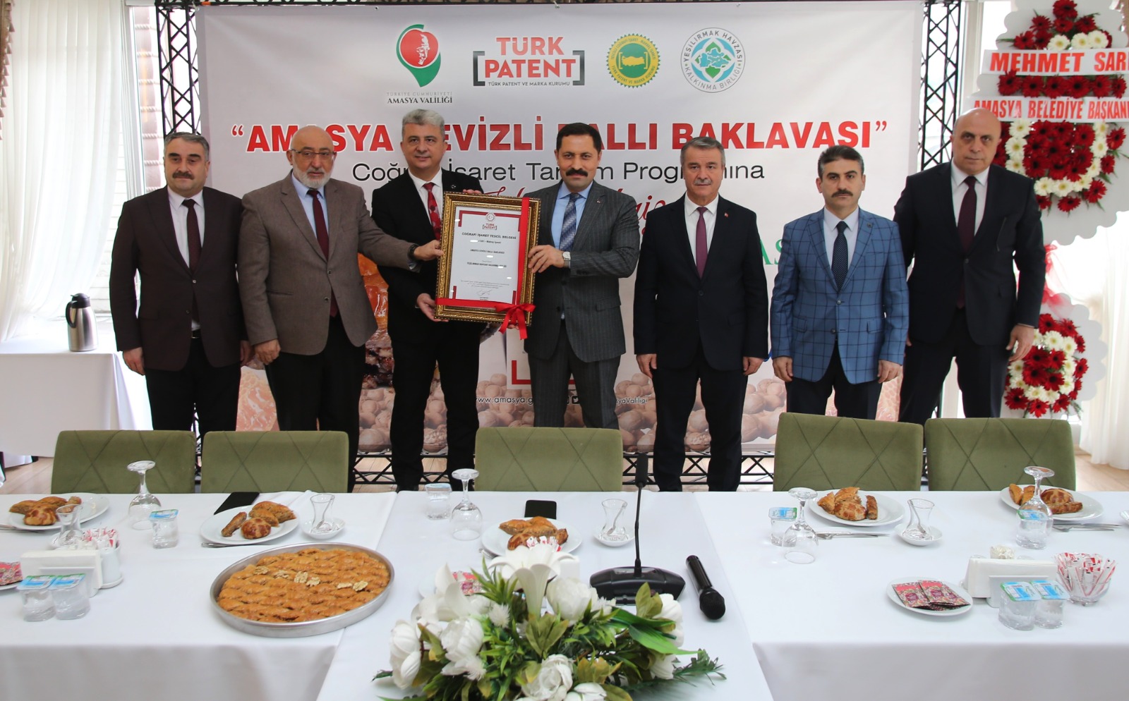 ”Amasya Cevizli Ballı Baklavası”nın Coğrafi işareti Tescillendi