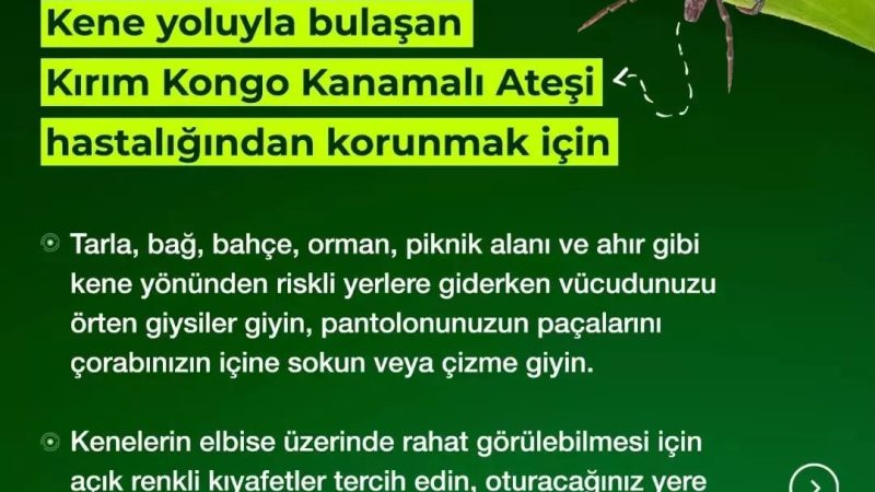 Sağlık Bakanlığı Kene Vakalarına Karşı Uyarıda Bulundu