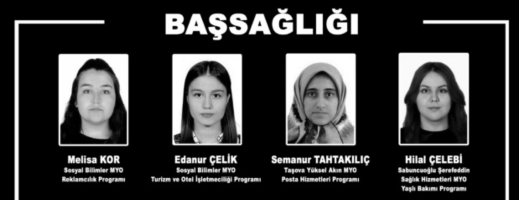 Amasya Üniversitesi’nden 4 Öğrenci Trafik Kazasında Hayatını Kaybetti