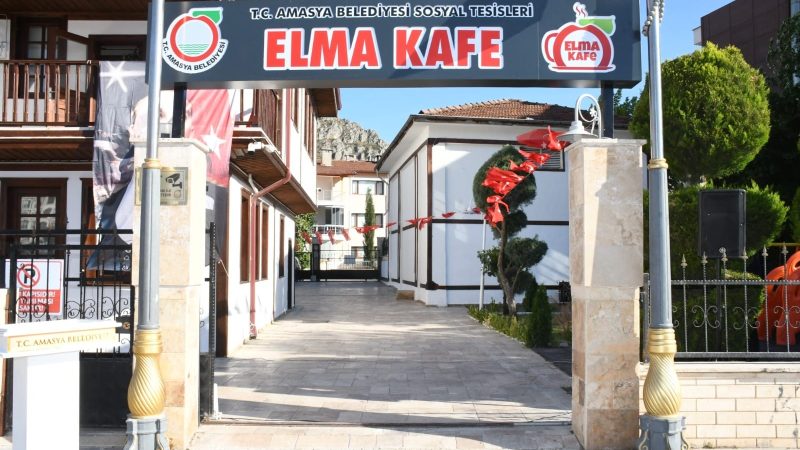 ‘Elma Kafe’ halkın hizmetine açıldı