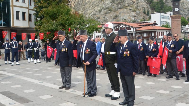 Amasya’da 19 Eylül Gaziler Günü kutlandı