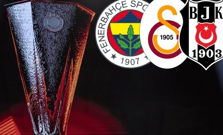 UEFA Avrupa Ligi’nde Galatasaray, Fenerbahçe ve Beşiktaş’ın rakipleri belli oldu