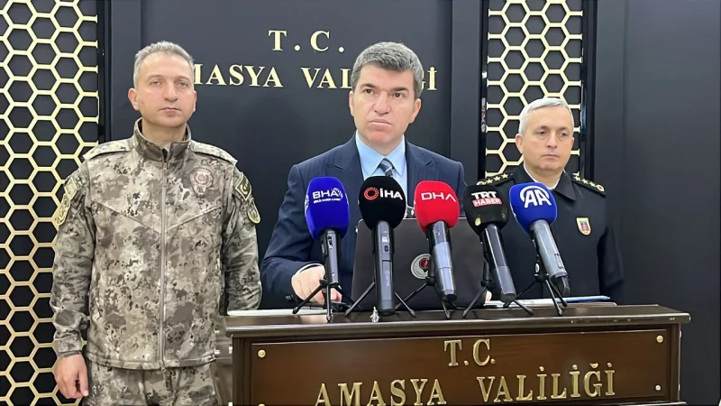 Amasya Valisi Önder Bakan’dan asayiş ve güvenlik açıklaması